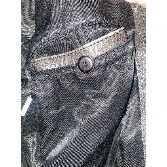 Calugi E Giannelli Leather Jacket Italy Biker Grunge